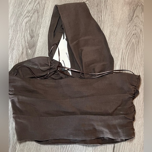 NWT tags Zara One Shoulder Crop Top - Picture 5 of 5